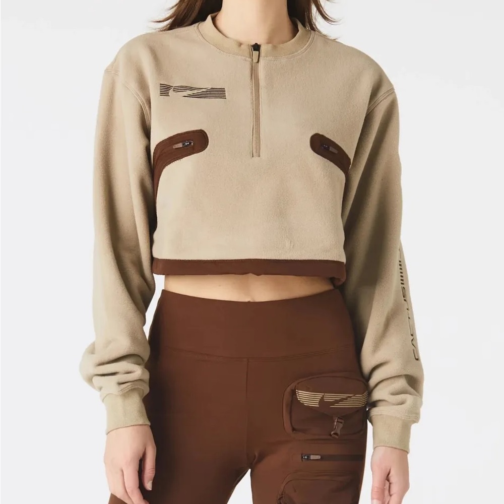 NWT Women’s Nike x Travis Scott Cactus Jack Pullover Sweatshirt Crop